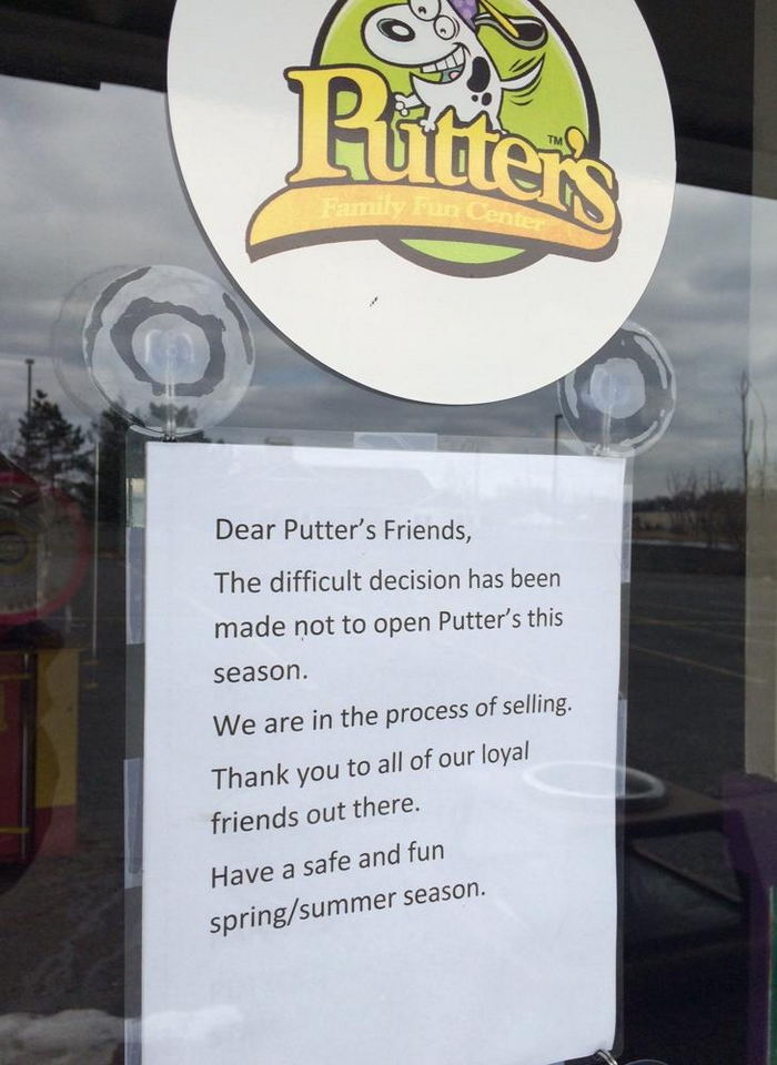Putters Family Fun Center - 2015 Photo From Mlive